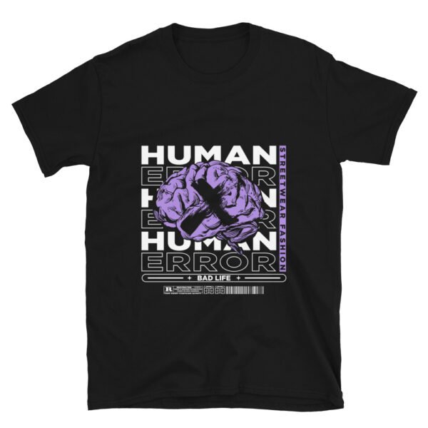 HUMAN ERROR Tee – Glitchcore Unisex Graphic Shirt - Image 10
