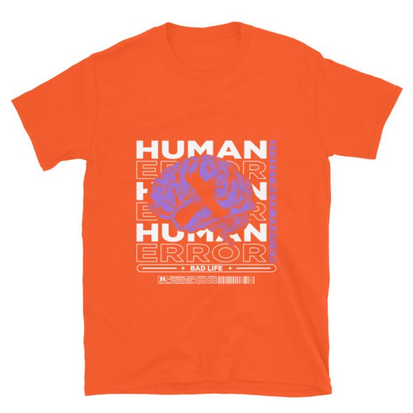 HUMAN ERROR Tee – Glitchcore Unisex Graphic Shirt - Image 24
