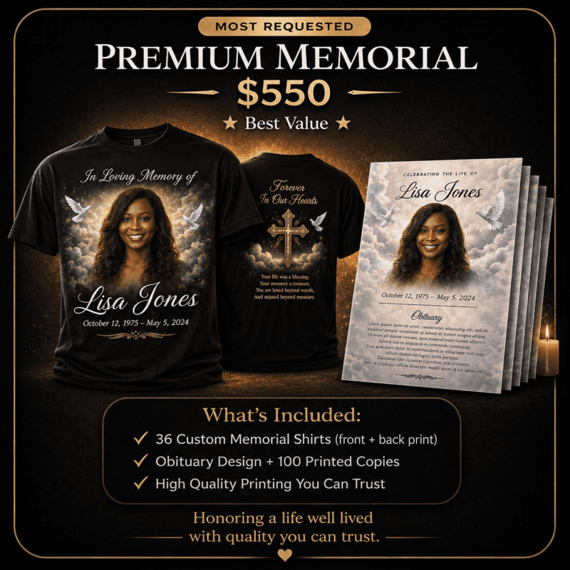 🕯️ Premium Memorial Package