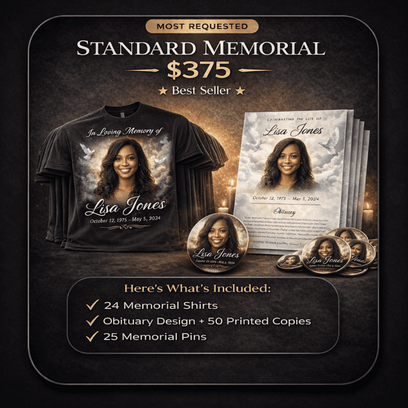 Standard Memorial Package -