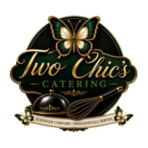 Two Chics Catering client website created by Hotpressink
