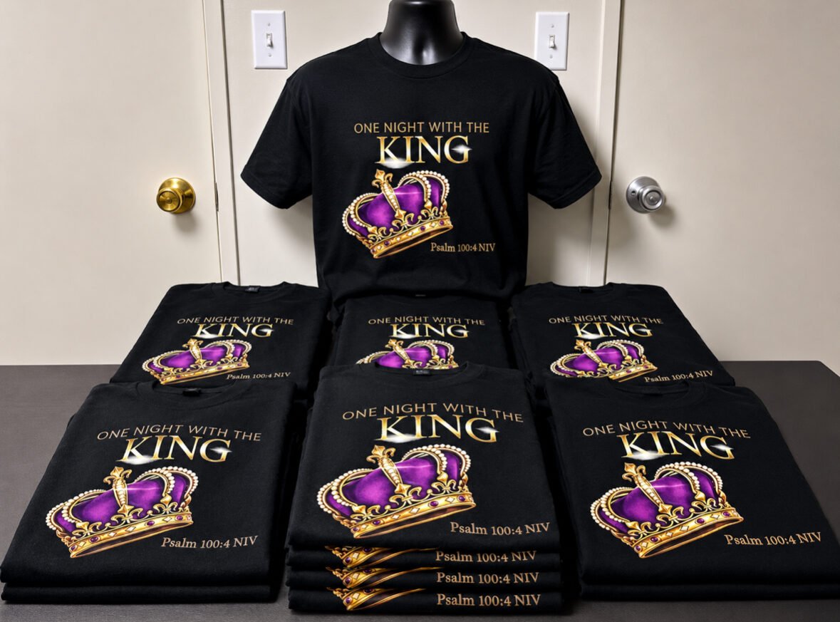 Custom church and community event shirts by Hotpressink in the Antelope Valley