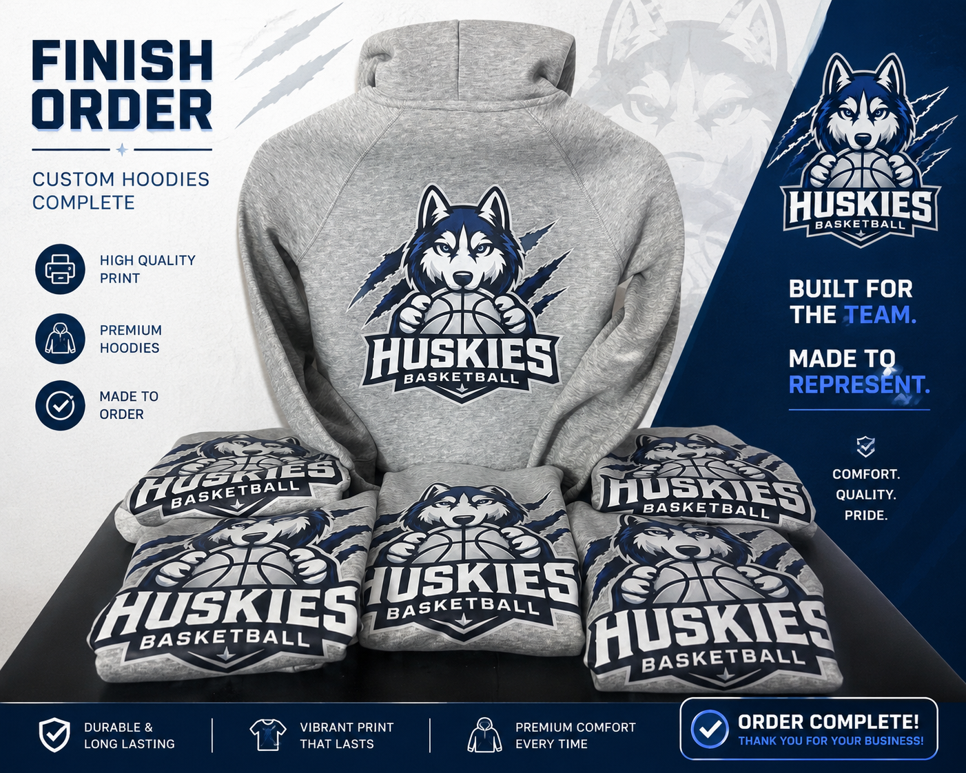 Team Hoodies by Hotpressink